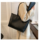Lkblock female High End New Fashion Solid Color Shoulder Capacity Handheld Women's genuine leather bag