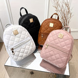 Lkblock - Cute Mini Small Size Women's Backpack, With Adjustable Strap, Zipper Casual Shoulder Bag, Mobile Casual Phone Bag, Casual Camera Bag, Lipstick Bag, Key Bag (17*8*19)cm