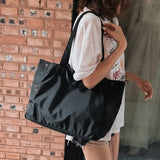 Lkblock New Casual Women Handbag High quality Nylon Ladies Shoulder Bags Brand Hand Bag High Capacity Lady Totes Shopping Bag