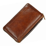 Lkblock Famous Brand Men Clucth Wallets Male Long Genuine Leather Purse Men's Clutch Wallets Carteiras Mujer Clutch Man Handy Bags