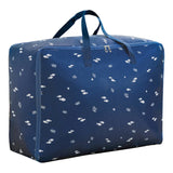 Lkblock Foldable Waterproof Luggage Bag Travel Clothes Storage Bags Zipper Handbag Printing Image Oxford Duffle bag Dustproof Moving Bag