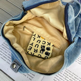 Lkblock Denim Canvas Female Backpack College Student School Bag For Teenager Girls Vintage Women Kawaii Backpack Ladies Travel Book Bag