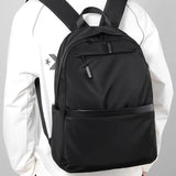 Lkblock Waterproof Casual Backpack Men Simple Business Backpacks Travel 15.6 Inch Laptop Bag Pack College School Bags With Free Shipping