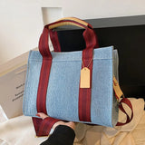Lkblock Women's Bag Female Canvas Handbag Casual Purse Brand Designer Crossbody Messenger Bags Large Ladies Shoulder Bag Shopper
