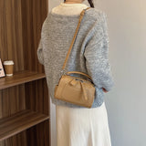 Lkblock Vintage Women's Bags Leather Designer Handbag Fashion Small Flap Purses Female Crossbody Shoulder Bags For Women Luxury Bag