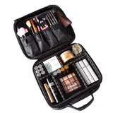 Lkblock Cosmetic Case Waterproof Partition Make Up Bag Large Capacity PU Portable Storage Box Wholesale Necessarie Feminina