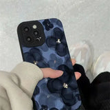 Lkblock Camellia Flower Phone Case for Iphone 11 12 13 14 Pro Max 14 Plus 13 Min 7 8 Plus Flowers Camera Protection Soft TPU Cover Shell