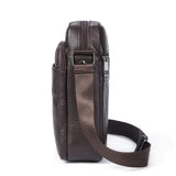 Lkblock Vintage Men's Crossbody Bag Genuine Leather Male Messenger Bags Leather Shoulder Handbag Men Purse Bags