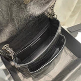 Lkblock - 2023 Shoulder Luxury Leather Bag Luxurious Top Girls Brand Multifunctional Quality Designer Handmade
