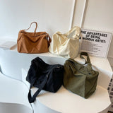 Lkblock Fashion Canvas Crossbody Bags For Women New Large Capacity Vintage School Messenger Bag Female Travel Shopper Shoulder Bag
