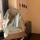 Lkblock - Large Capacity Shoulder Bag Student Schoolbag 2023 New Leisure Fashion Women Backpack Waterproof Nylon Backpack Travel Bag