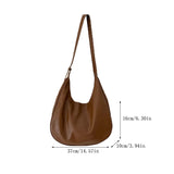 Lkblock Casual Women Shoulder Bag PU Leather Composite Bags Solid Female Shopping Totes Crossbody Bag for Women