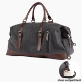 Lkblock Oxford Men's Travel Duffel Bag for Male Carry On Luggage Bag Traveling Handbag Large Capacity Multi-functional Overnight Bag