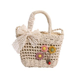 Lkblock Causal Purses For Womens Travel Handbags Beach Bag Summer Straw Bags Handmade Rattan Crossbody Bags Small Shoulder Bag Tote
