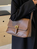Lkblock Senior Soft Large Capacity Bag Women 2024 New Popular Crossbody Bag Work Bag Single Shoulder Small Square Bag