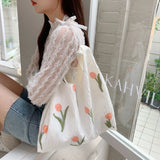 Lkblock Tulip Series Bags Set Fashion Crossbody Bag Women Tote Shoulder Bag Designer Bags Purses and Handbags Purses Cosmetic Bag