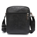 Lkblock Genuine Leather Men's Messenger Bags Male Crossbody Bag Cow Leather Casual Shoulder Handbag for Men