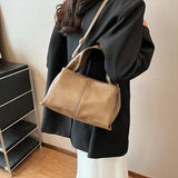 Lkblock Vintage Female Crossbody Bags For Women High Quality Women's Tote Handbags And Purses Leather Shoulder Bag Luxury Designer