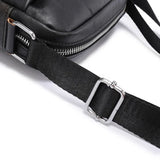 Lkblock Genuine Leather Men's Messenger Bags Male Crossbody Bag Cow Leather Casual Shoulder Handbag for Men