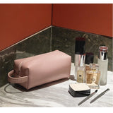 Lkblock PU Toiletry Bag Travel Cosmetics Storage Bag Multifunctional Handheld Toiletry Bag Cosmetic Bag