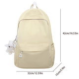 Lkblock Cute Nylon Backpack for Women, Simple Laptop Bag, School Bag, Trendy Female College Backpack, Lady Travel Bag, Book Bags