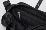Lkblock High Quality Men’s Chest Bag PU Leather Crossbody Bags Solid Male Chest Bag Small Shoulder Handbag Versatile Purse Bag for Men