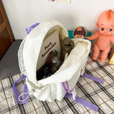 Lkblock Preppy Style Kawaii Backpack Women Small Nylon School Bags For Teenage Girls New Summer Fashion Backpacks Mochilas Mujer