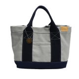 Lkblock - Solid Color Tote Satchel Bag, Lightweight Tote Canvas Bag, Multifunctional Bag For Work With Button