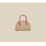 Lkblock Summer Beach Plaited Straw Bags Eco Friendly Handwoven Casual Totes Top Handle Handbag Simple Design Crossbody Bags