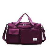 Lkblock Women Travel Bag New Fitness Sport Handbag Dry Wet Separation Nylon Duffel Bag Large Capacity Swimming Purse