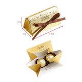 Lkblock New Ferrero Rocher Boxes Wedding Favors and Gifts Box Baby Shower Paper Candy Box  Wedding Decoration Sweet Gifts Bags Supplies