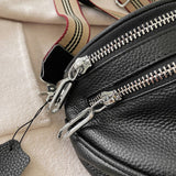 Lkblock Luxury Genuine Leather Handbags New Designer Fashion Cowhide One Shoulder Handbag Diagonal Multi-Purpose Chest Bag