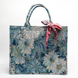 Lkblock  Luxury Designer Handbags 2022 Women's Totes Bags Girl Shopper Fashion Large Capacity Flowers Painting Canvas Shoulder Bag