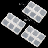 Lkblock Practical jewelry storage Adjustable Plastic Compartment Storage Box Jewelry Earring Bin Case Container Storage Boxes