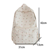 Lkblock Women College Student Backpack Double Shoulder Large Capacity Travel Laptop Rucksack Book Schoolbag For Teenage Girl New