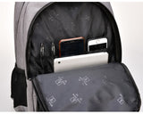 Lkblock Large Capacity Backpack Men Laptop Backpacks 15.6 Oxford Black Solid High School Bags Teen College Boy Gril Student Backpack8523