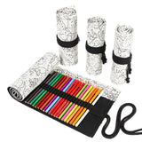 Lkblock Pencil Case 24/36/48 Holes Colorful Kawaii School Supplies Art Pen Bags Box Cute Pencil Cases Pouch Students Storage Stationery