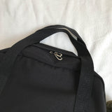 Lkblock New Solid Color Women'S Waterproof Nylon Backpack Simple School Bag For Teenage Girl Shoulder Travel Bag School Backpack