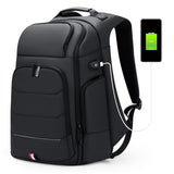Lkblock Fenruien Waterproof Backpacks USB Charging School Bag Anti-theft Men Backpack Fit 15.6 Inch Laptop Travel Backpack High Capacity