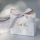 Lkblock New Creative Mini Grey Marble Gift Bag Box for Party Baby Shower Paper Chocolate Boxes Package/Wedding Favours candy Boxes