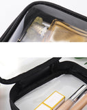 Lkblock Transparent PVC Cosmetic Bag for Women Waterproof Clear Makeup Bags Beauty Case Make Up Organizer Storage Bath Toiletry Wash Bag