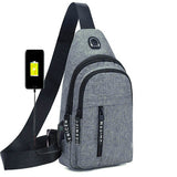 Lkblock NEW Mini Male Bags Pouch For Travel Sport Casual Crossbody Chest Bag Men Shoulder Bags Nylon Waist Packs Sling Bag Crossbody