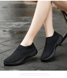 Lkblock Women Vulcanized Shoes High Quality Women Sneakers Slip On Flats Shoes Women Loafers Plus Size 42 Walking Flat