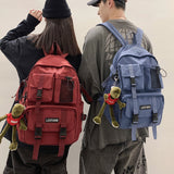 Lkblock Women Boy Nylon Backpack Travel Mesh Female Student College School Bag Men Girl Cool Laptop Backpack Male Fashion Book Bags Lady