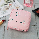 Lkblock Mini Waterproof Women's Cosmetic Bag  Girls Flamingo Lipstick Make Up Bags Female Small Travel Makeup Pouch  Organizer Case kit