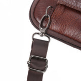 Lkblock Men's Genuine Leather Waist Packs Phone Pouch Bags Waist Bag Male Small Chest Shoulder Belt Bag 2022 Designer Crossbody Bags