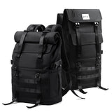 Lkblock 3 in 1 Convertible Expand Waterproof Large Capacity Travel Backpack Men Roll Top Teen 17inch Laptop School Tactical Bags