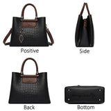 Lkblock 2022 New 3 Layers Pocket Handbag High Quality Leather Women Handbags Luxury Brand Diagonal Ladies Shoulder Messenger Bags Tote
