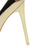 Lkblock Plus Size 43 Newest Women 10.5cm High Heels Gold Pumps Female Stripper Tacons Lady Shoes High Heels Scarpins Fetish Shoes