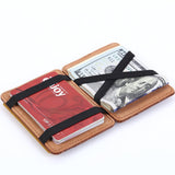 Lkblock Fashion Men Slim Wallet Male Ultra thin Short Men Magic Wallet Money Cash Card Holder Purse
